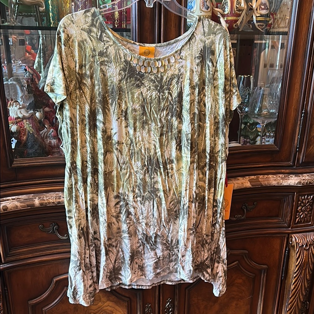 Ruby Rd Green Short Sleeve Tee